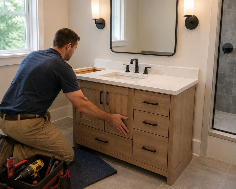 Increase Your Bathroom Vanity Installation Business with an AI Driven, Targeted Website